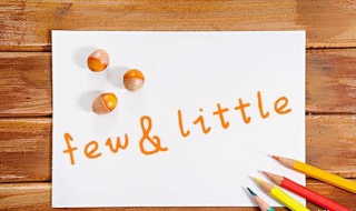few和little的区别（a few和few的区别用法）
