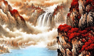 鸿运当头山水画赏析（鸿运当头山水画欣赏）