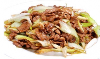 葱爆羊肉的做法