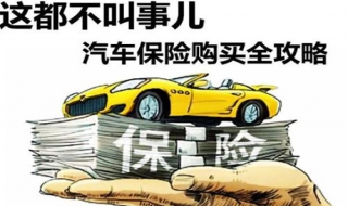 汽车保险购买技巧 汽车保险购买技巧有哪些