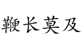 鞭长莫及是什么意思 望尘莫及是什么意思