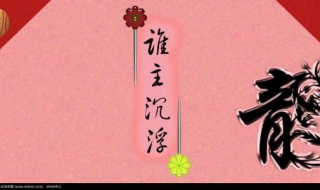 谁主沉浮什么意思 怅问苍茫大地谁主沉浮什么意思