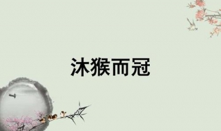 沐猴而冠的意思（尸位素餐沐猴而冠的意思）