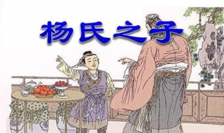 杨氏之子的意思（杨氏之子的意思文言文翻译）