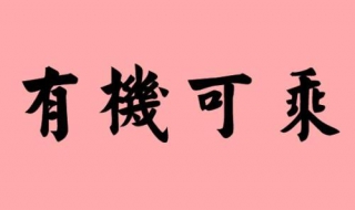 有机可乘的意思 有机可乘的意思是什么