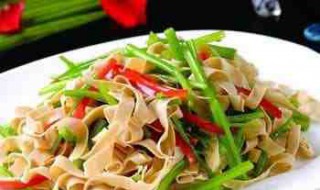 豆皮怎么炒好吃 青椒豆皮怎么炒好吃