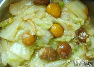 栗子烧白菜 栗子烧白菜的烹调方法窍门