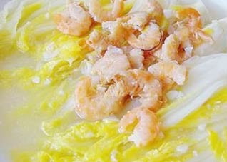 白菜虾仁面汤 白菜粉条虾仁汤