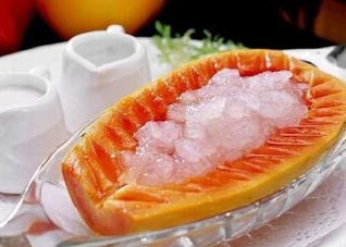 雪耳炖木瓜（冰糖雪耳炖木瓜）