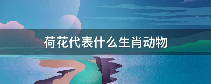 荷花代表什么生肖动物（荷花代表什么生肖动物图片）