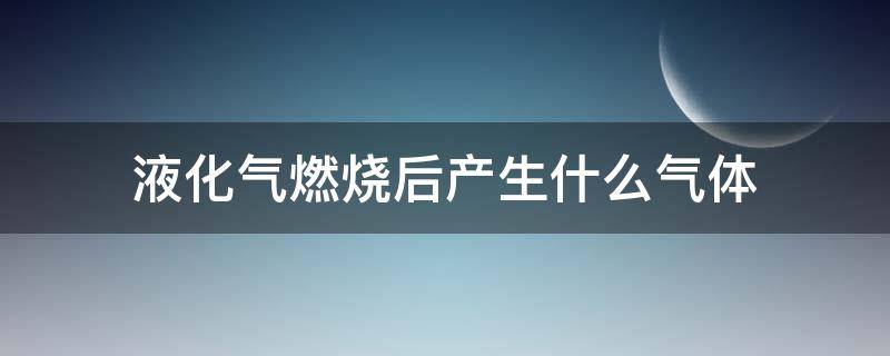 液化气燃烧后产生什么气体 液化气燃烧后产生什么气体对孕妇有害吗
