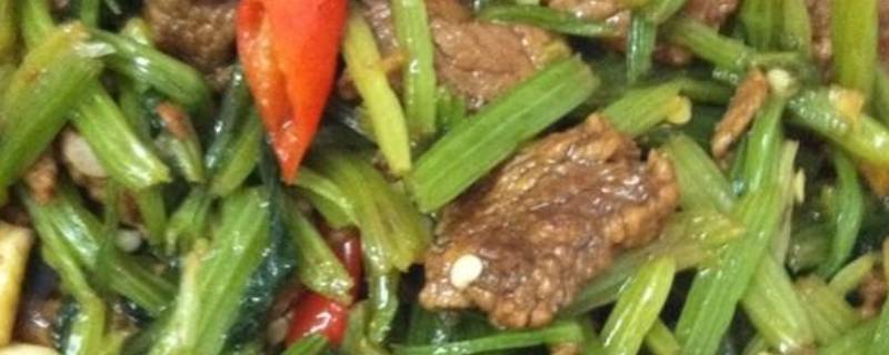 湖南芹莱炒肉怎么做的 芹莱抄肉怎么做