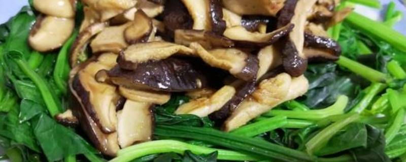 菠菜香菇怎么炒好吃（菠菜香菇怎么炒好吃又简单）