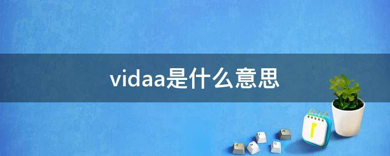 vidaa是什么意思（海信电视vidaa是什么意思）