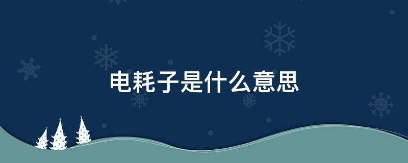 电耗子是什么意思 电耗子是啥意思