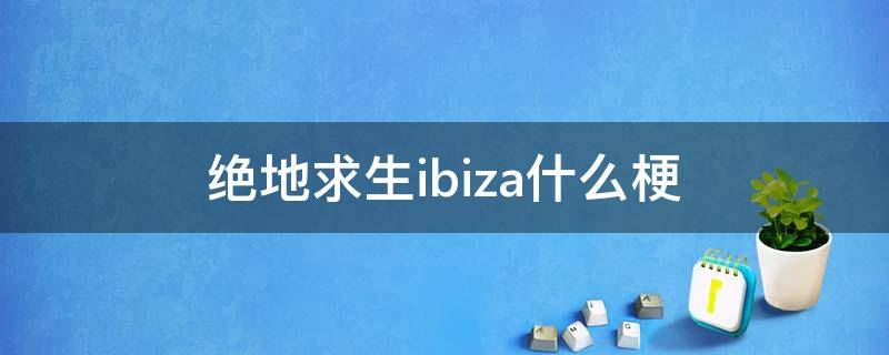 绝地求生ibiza什么梗