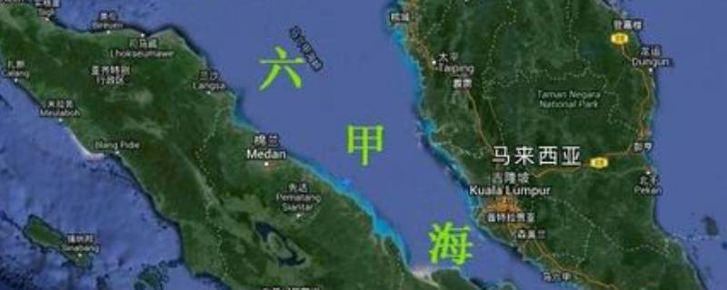 马六甲海峡地理位置（世界地图）