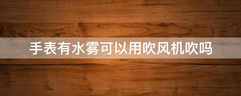手表有水雾可以用吹风机吹吗（手表进水有雾可以用吹风机吹吗）
