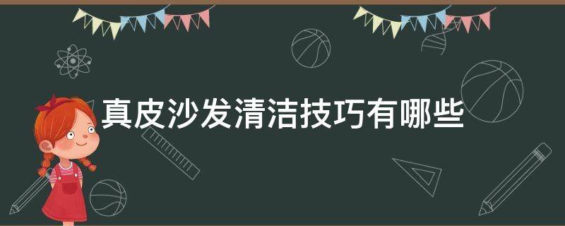 真皮沙发清洁技巧有哪些 真皮沙发清洁技巧有哪些图片