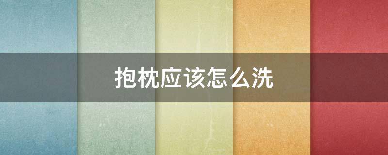 抱枕应该怎么洗（抱枕怎么洗?）