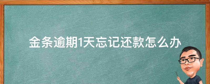 金条逾期1天忘记还款怎么办（京东金条逾期了多久才能恢复信用记录）