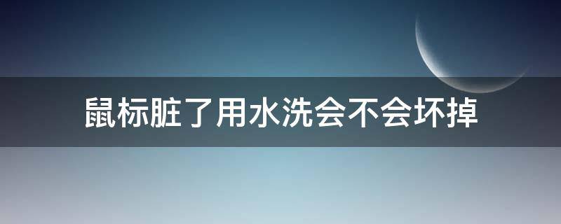 鼠标脏了用水洗会不会坏掉 鼠标脏了用什么洗最好