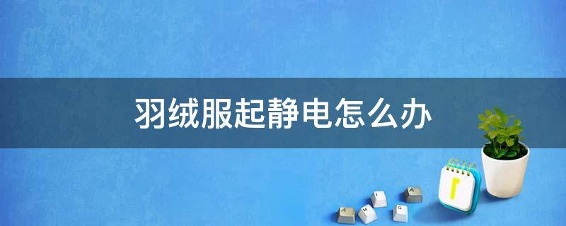 羽绒服起静电怎么办（羽绒服起静电怎么处理）