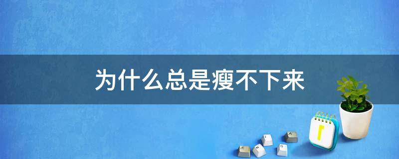 为什么总是瘦不下来（为什么总是瘦不下来但是一吃就胖）