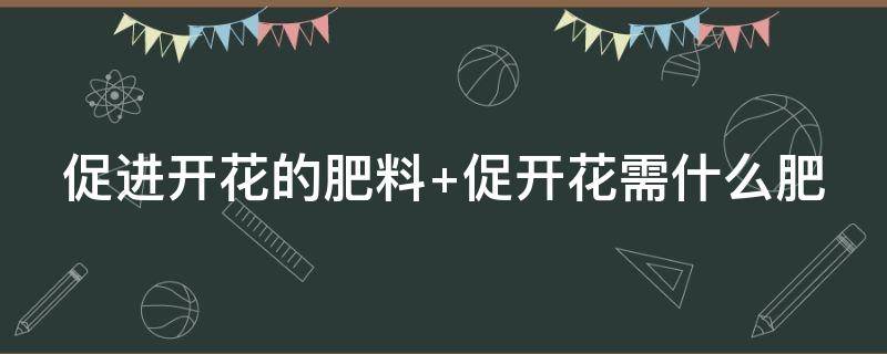 促进开花的肥料 催花开用什么肥料