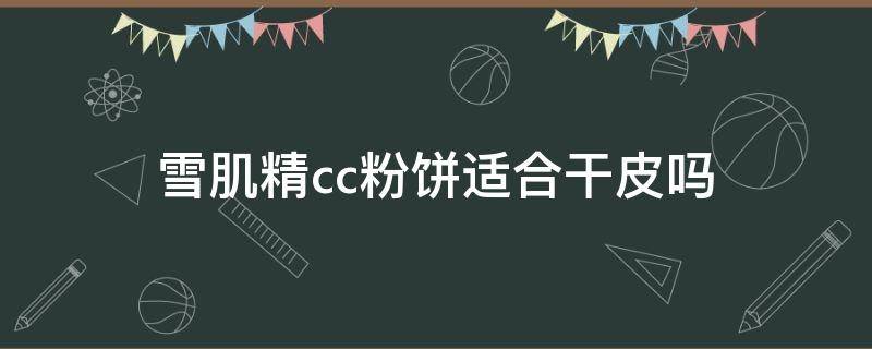 雪肌精cc粉饼适合干皮吗 雪肌精cc粉饼好用吗