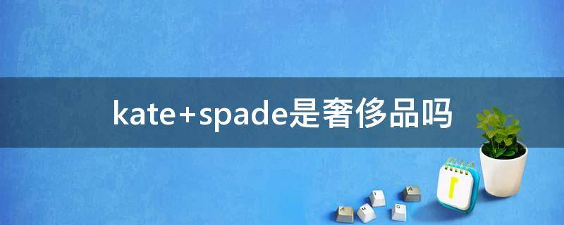 kate spade是奢侈品吗