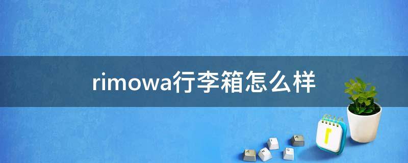 rimowa行李箱怎么样（rimowa行李箱尺寸对照表）