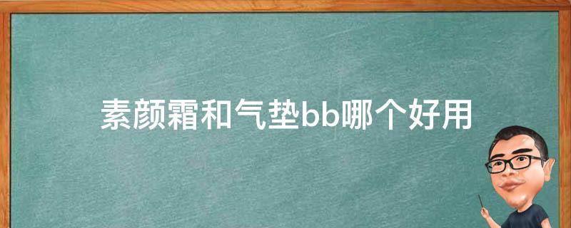 素颜霜和气垫bb哪个好用（素颜霜和气垫bb霜的区别）