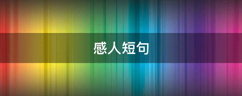 感人短句 夫妻的说说感人短句