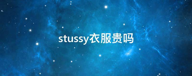 stussy衣服贵吗（stussy t恤正品一般多少钱）