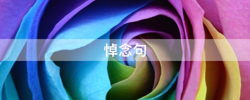 悼念句 悼念句子四字