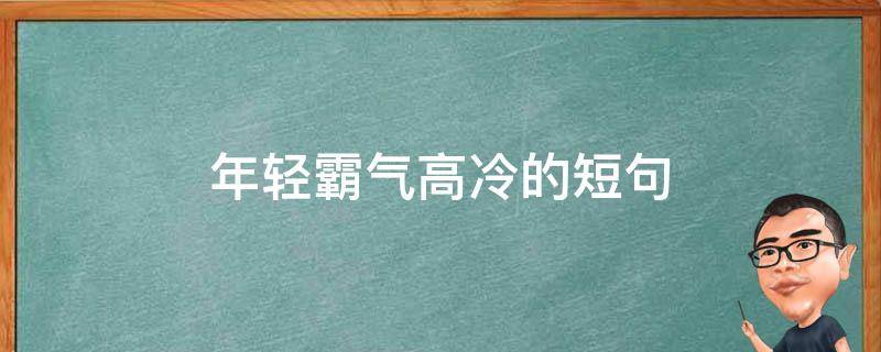 年轻霸气高冷的短句（年轻霸气高冷的短句子）