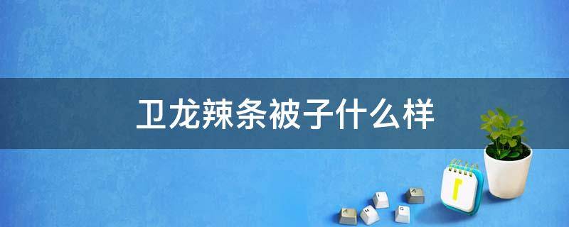 卫龙辣条被子什么样（卫龙辣条脏不脏）