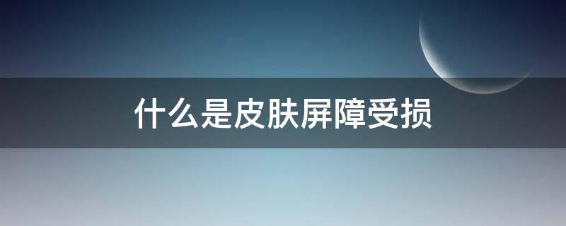 什么是皮肤屏障受损（屏障受损的皮肤怎么修复）