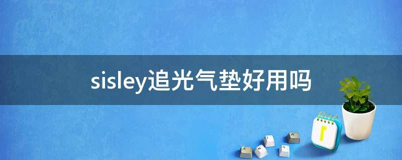 sisley追光气垫好用吗