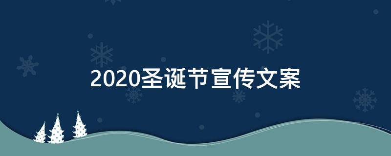 2021圣诞节宣传文案 2021圣诞节宣传文案怎么写
