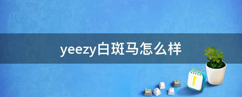 yeezy白斑马怎么样 yeezy白斑马值得入手吗