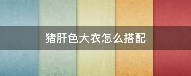 猪肝色大衣怎么搭配（猪肝色上衣搭配）