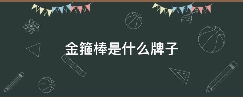 金箍棒是什么牌子（金箍棒是什么牌子的鱼竿）