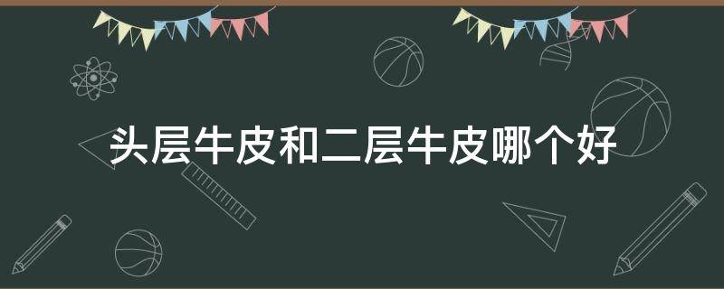 头层牛皮和二层牛皮哪个好（头层牛皮和二层牛皮哪个好的区别）