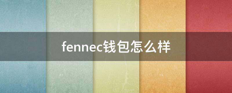 fennec钱包怎么样 fennec官网的包怎么买