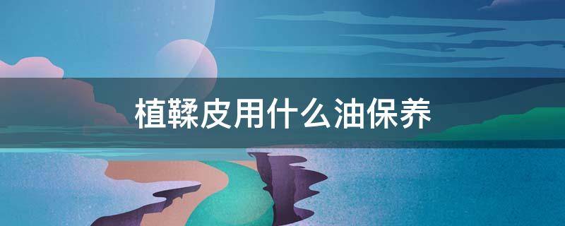 植鞣皮用什么油保养（植鞣牛皮用什么油保养最好）