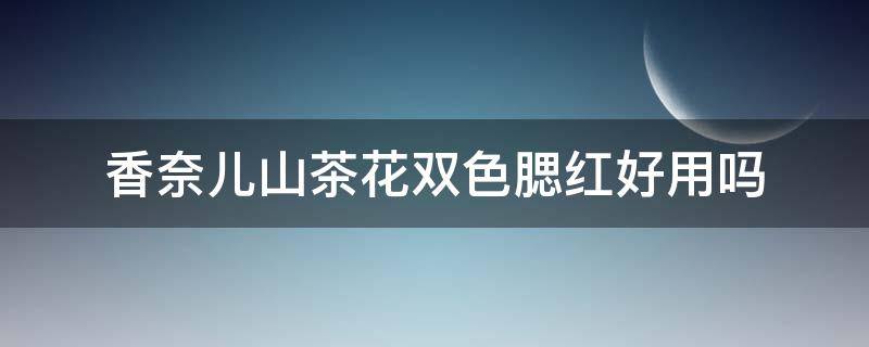 香奈儿山茶花双色腮红好用吗 香奈儿口红山茶花色