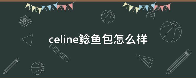 celine鲶鱼包怎么样 celine是什么牌子 鲶鱼包