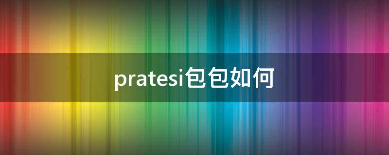 pratesi包包如何（pratesi包专柜报价）